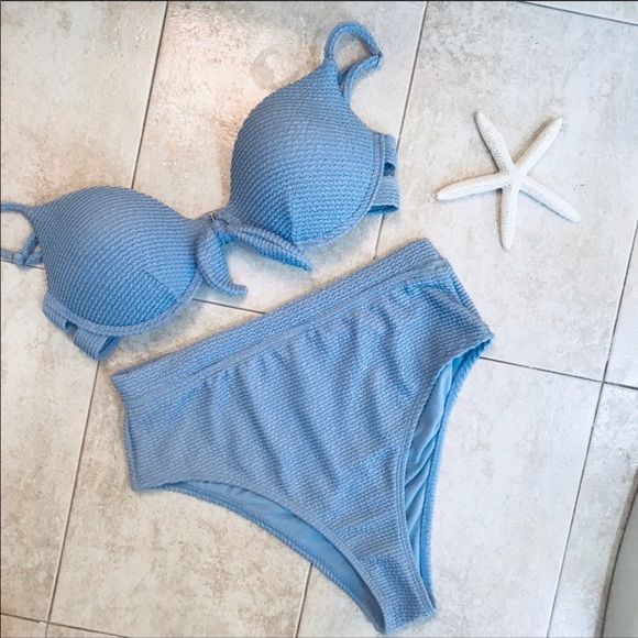 Gossip Other - NWOT Gossip High Waisted Blue Bikini
